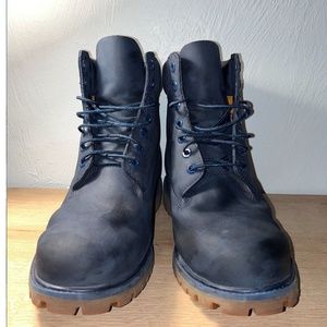 Men's Timberland Boots NAVY Blue - Size 10.5